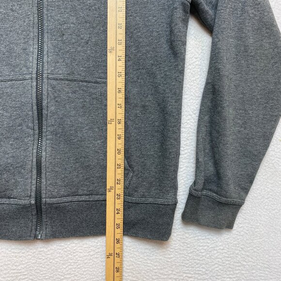 Nike Sportswear Club Hoodie Mens Small Gray Fleece Full Zip Sweatshirt - Picture 3 of 9